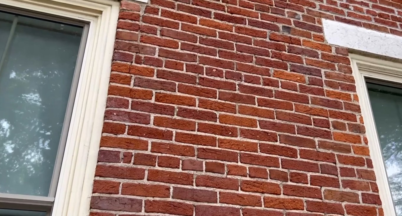 Professional masonry work showcasing brick wall with clean mortar joints in Concord, CA
